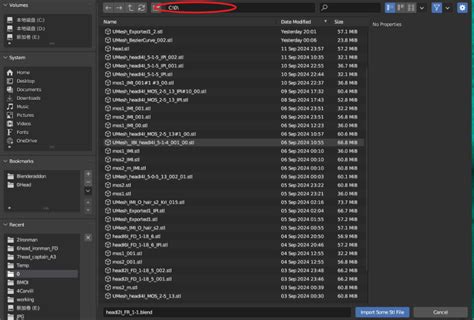 blender import stl python.